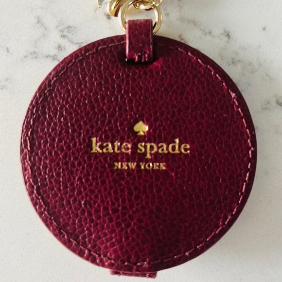 Kate SpadeCircle Mirror Leather Bagcharm/keychain - Picture 10 of 14